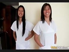  filipina nurses take particular care of patient